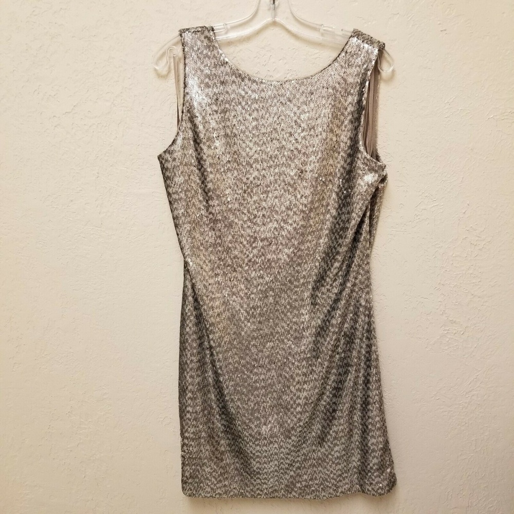 NEW WHITE HOUSE BLACK MARKET SEQUIN DRESS SIZE XL